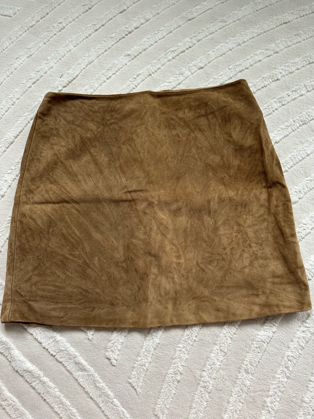 Banana Republic | Suede Mini Skirt | Camel Brown